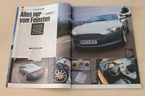 Auto bild 2004 aston - bild, martin