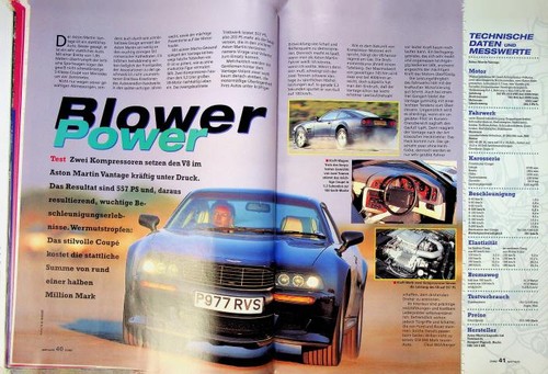 Sport auto 1997 aston - sport, 07/1997