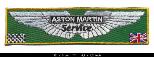 Aston martin service aufnäher - aston,