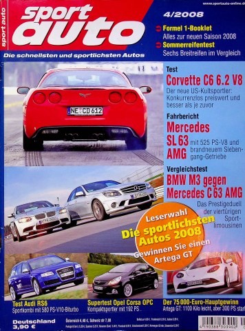 Sport auto 2008 - auto, 04/2008